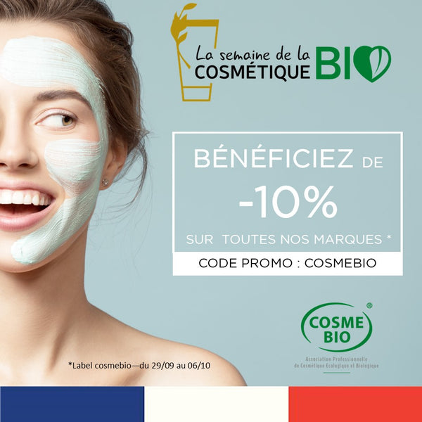 Cette semaine, fêtons les cosmétiques bio à travers le label Cosmébio !