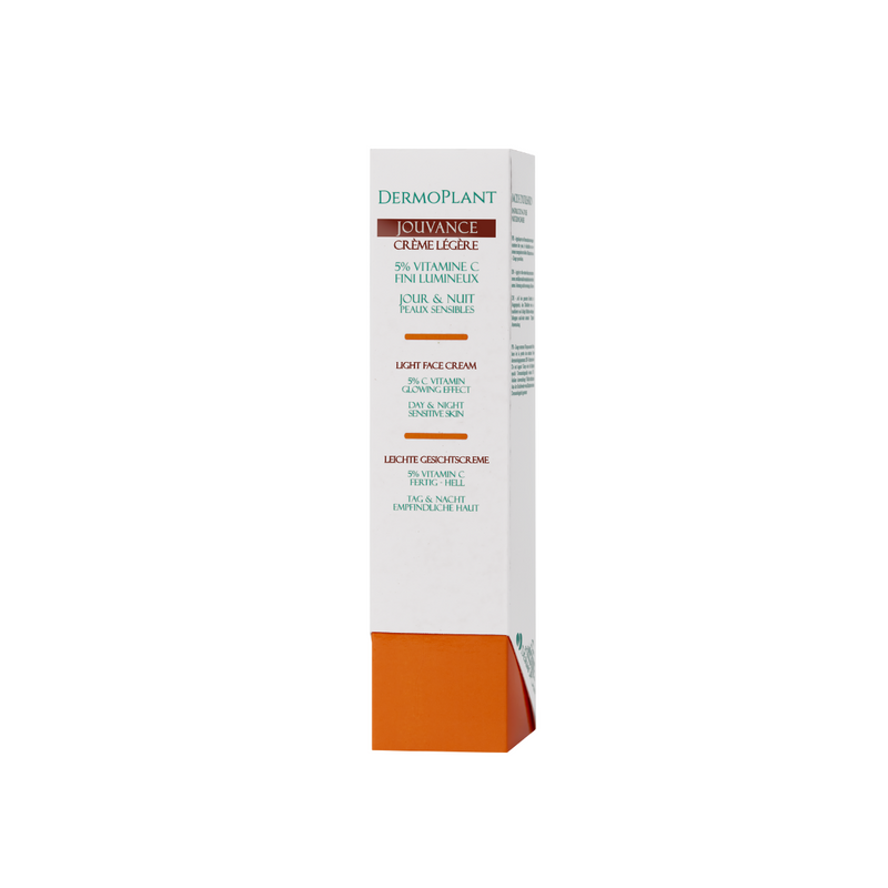 Jouvance light face cream - Sea buckthorn &amp; Vitamin C - All skin types - DermoPlant - 50 ml 