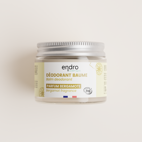 Baume déodorant bio 100% naturel - Bergamote, Arbre à thé - Toute peau - Endro - 50 mL