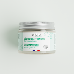 Baume déodorant bio 100% naturel - Menthe - Toute peau - Endro - 50 mL