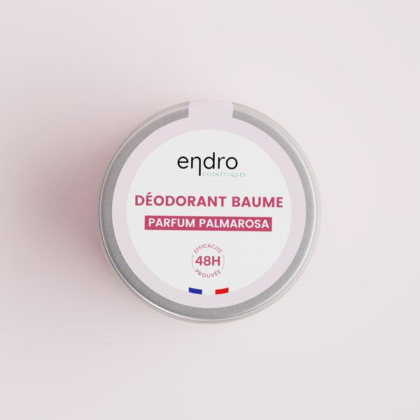 Baume déodorant bio 100% naturel - Palmarosa, Géranium - Toute peau - Endro - 50 mL