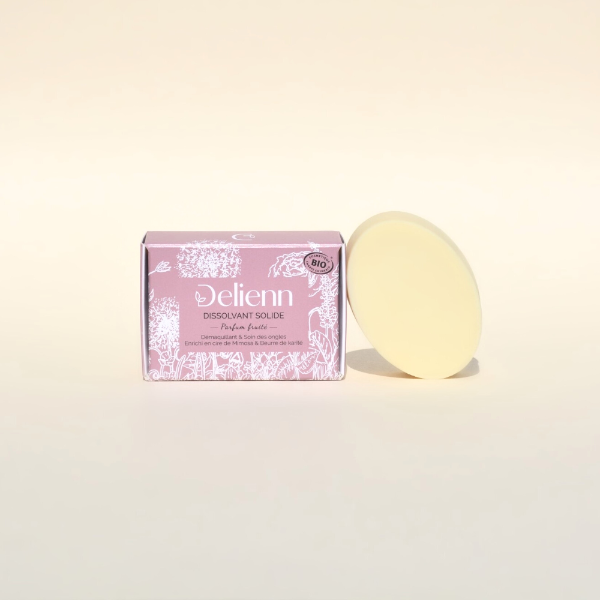 Dissolvant Solide - Parfum Fruité - Delienn - 50 mL