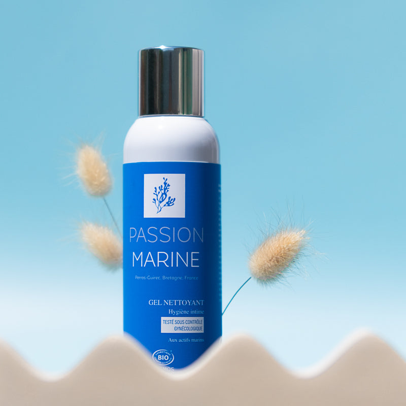 Intimate cleansing gel with organic marine active ingredients - Mint hydrolat - Passion Marine - 125 mL