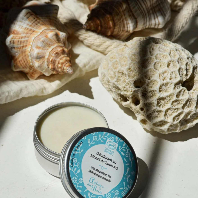 Monoi de Tahiti organic deodorant balm - without essential oils - Around the Bath - 50ml