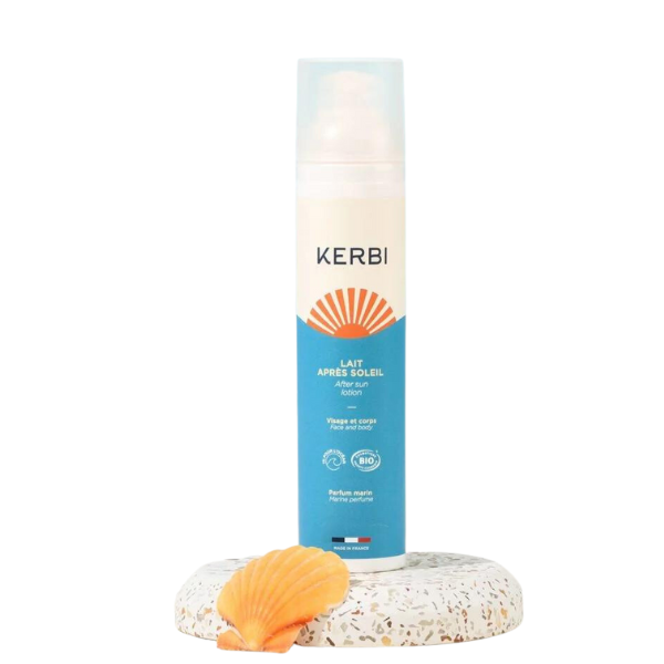 Lait après soleil hydratant bio - Parfum Marin - Kerbi - 100 gr