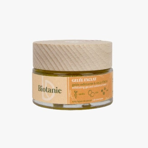 Gelée Exclat "Exfoliante & Coup d'Éclat" - Mâcérat de carotte - Tout type de peau - Biotanie - 50 ml 