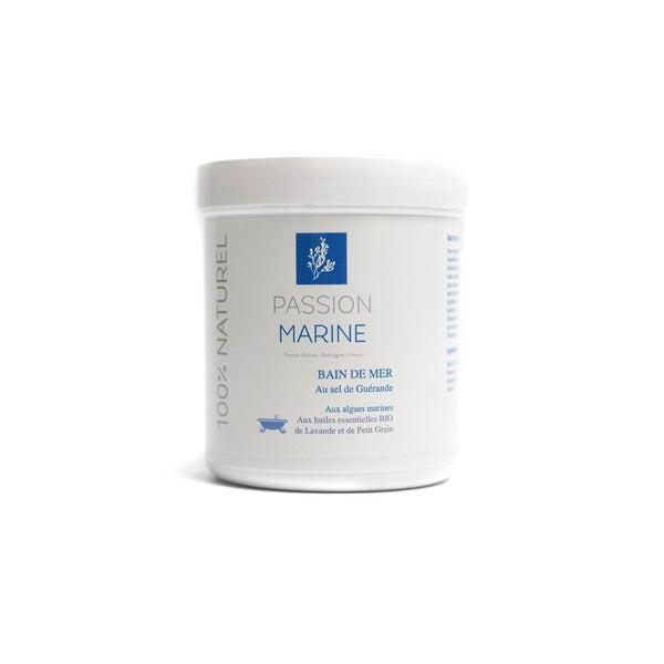 Bain de mer aux algues marines, sel de guérande et lavande - Toute peau - Passion Marine - 200 gr