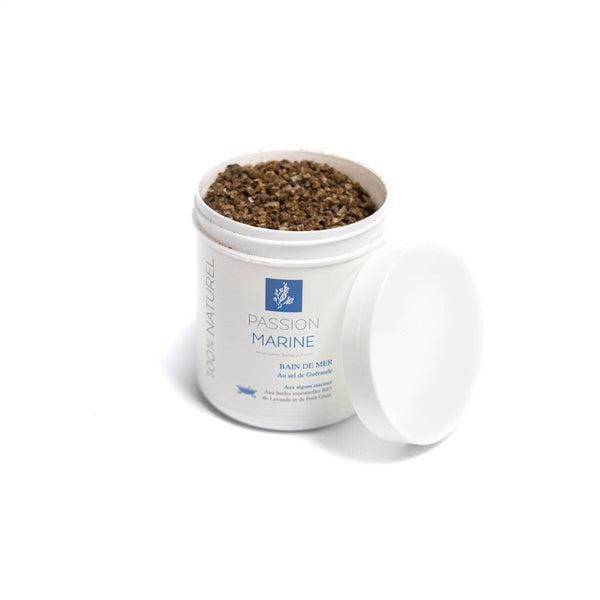 Bain de mer aux algues marines, sel de guérande et lavande - Toute peau - Passion Marine - 200 gr