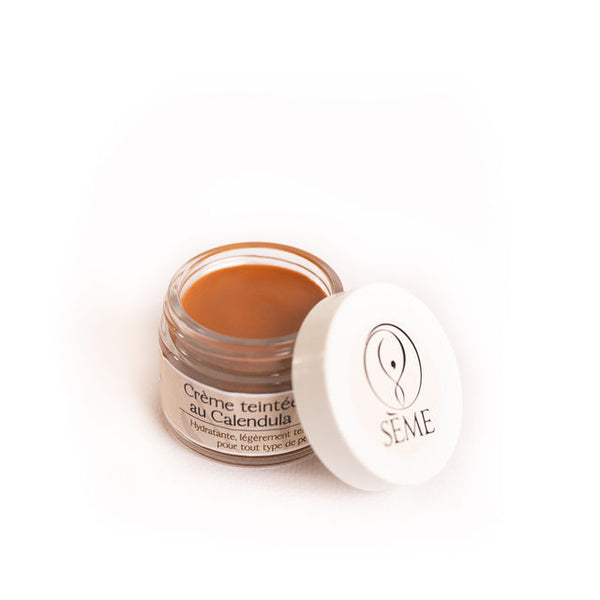 Crème visage teintée bio - Pigments minéraux et Calendula - Toute peau - Sème - 30 ml