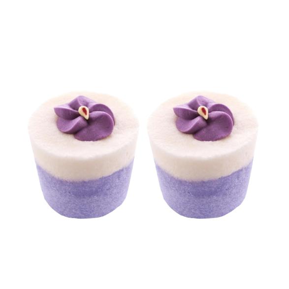 2 Mini fondants pour le bain Violette - Peau sèche - 2x50 gr - Autour du Bain