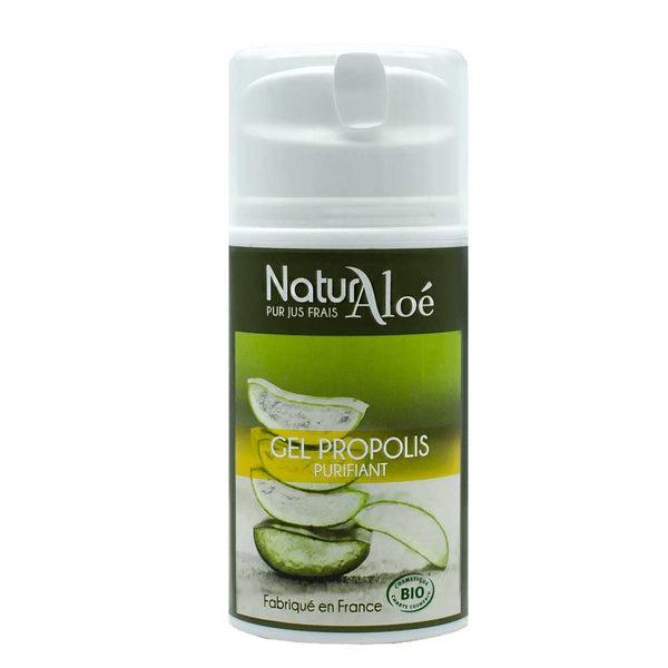 Gel Propolis Purifiant bio - Gel Propolis et Aloé Vera bio - peau atopique - Naturaloé - 50 ml