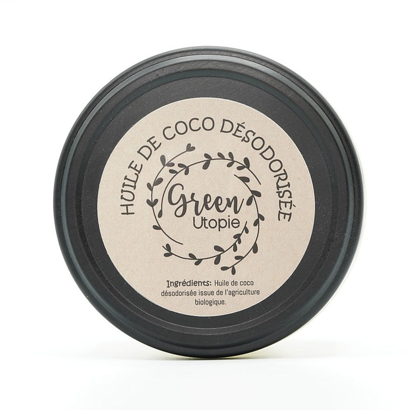 Coconut oil face and hair - All skin types - Green Utopie - 25gr