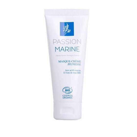 Masque-crème jeunesse - Aux actifs marins et à l'eau de rose - Peau mature - Passion Marine - 75mL