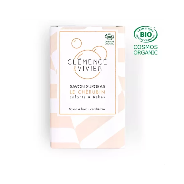 Savon saponifié à froid "Le Chérubin" - Peaux et cheveux - Clémence & Vivien - 100 gr