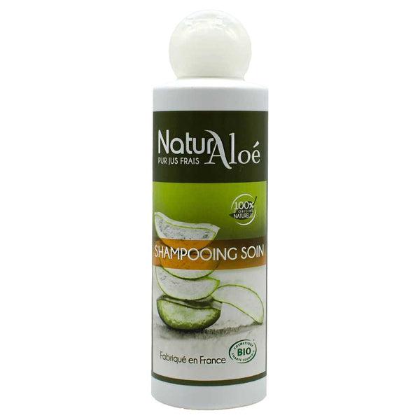 Shampoing Soin bio à l'aloé véra - tout type de cheveux - Naturaloé - 200 ml
