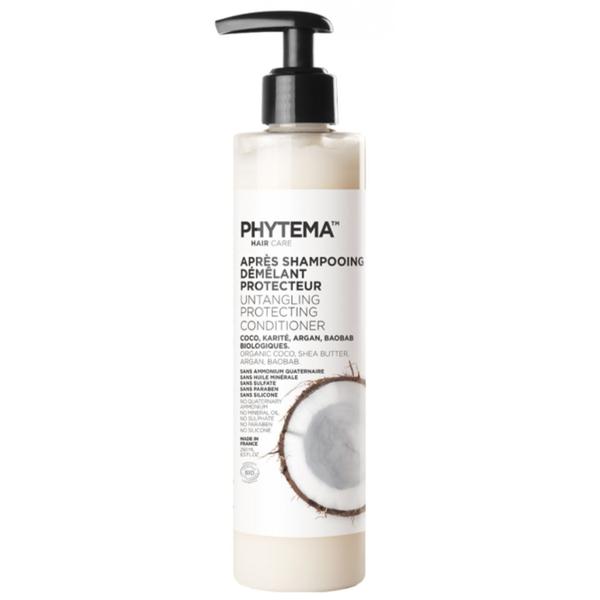 Après-shampoing bio démêlant protecteur - Tout type de cheveux - Phytema - 250 mL