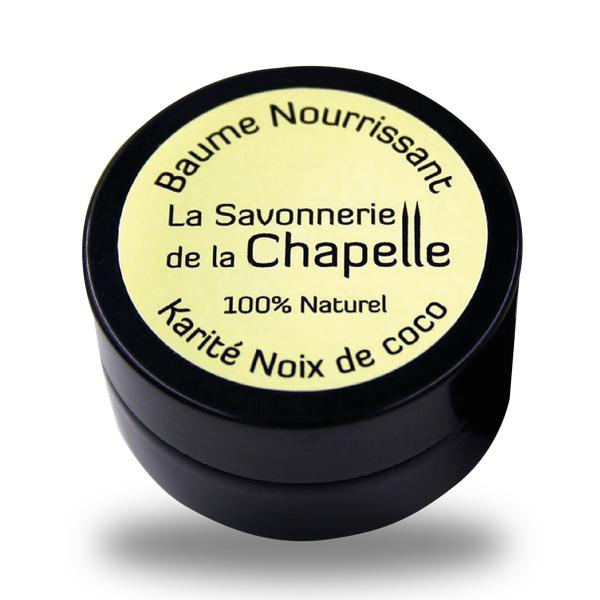 Baume bio beurres précieux Karité Noix de coco | Visage & Corps - Peau mature - Savonnerie de la Chapelle - 50 mL