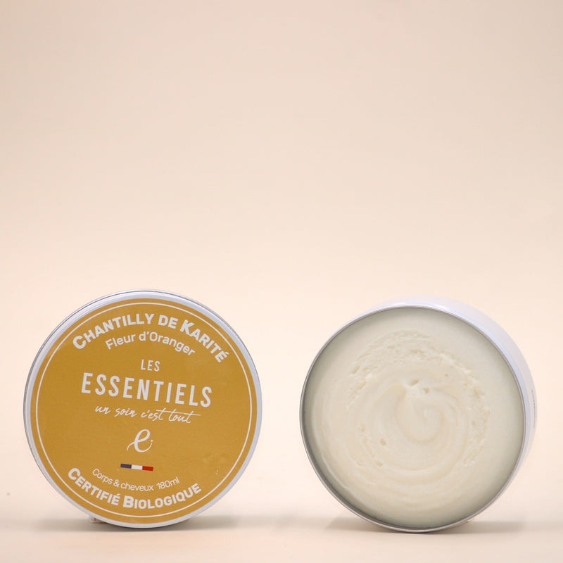 Shea whipped cream - Coconut - Dry skin and hair - Les Essentiels soap factory - 180 mL