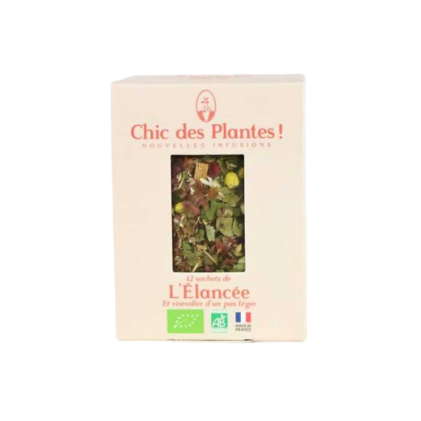 Infusion Vigne Rouge "L'élancée" - Vigne Rouge, Bergamote et Tilleul - Détox - 12 sachets - Chic des Plantes