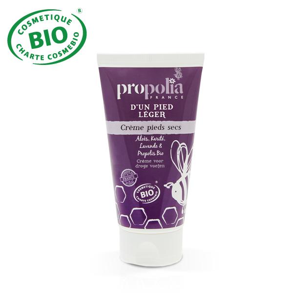 Crème bio pieds secs - Propolia - 75 mL
