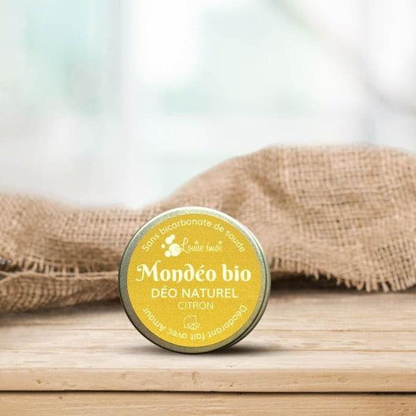 Baume déodorant bio "Mondéo"- Huiles essentielles de Citron, Patchouli - Tout type de peau - Louise émoi - 50 ml