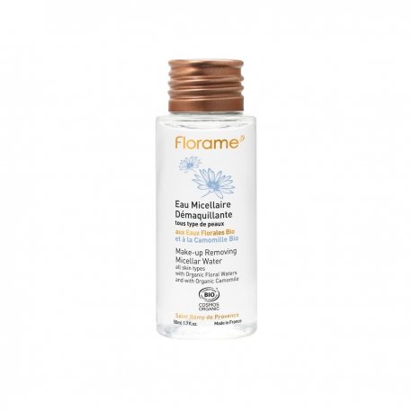 Cleansing micellar water - Enriched with organic floral waters - All skin types - Florame - 200 ml