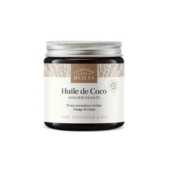 Huile de Coco bio nourrissante - peau et cheveux secs - Comptoir des Huiles - 120 ml