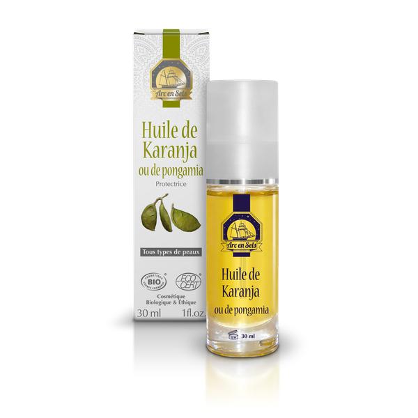 Huile de Karanja - Protectrice et anti-âge - Arc en Sels - 30 mL