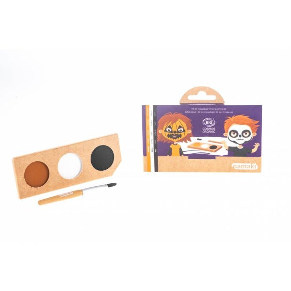 Kit de maquillage 3 couleurs Citrouille & Squelette - Namaki - 3 x 2,5g