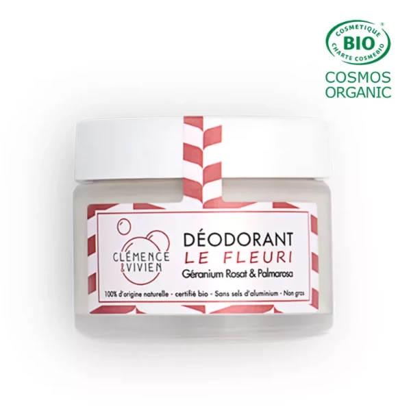Déodorant naturel "Le Fleuri" - Clémence & Vivien - 50 gr