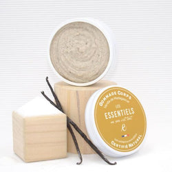 Gommage corps vanille certifié naturel - Peau sensible - Savonnerie Les essentiels - 200 mL