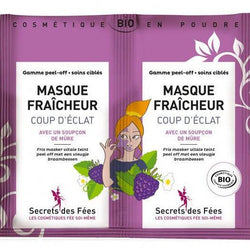 Masque Fraîcheur DIY - Coup d'éclat - Secrets des Fées - 2 doses x 8 gr
