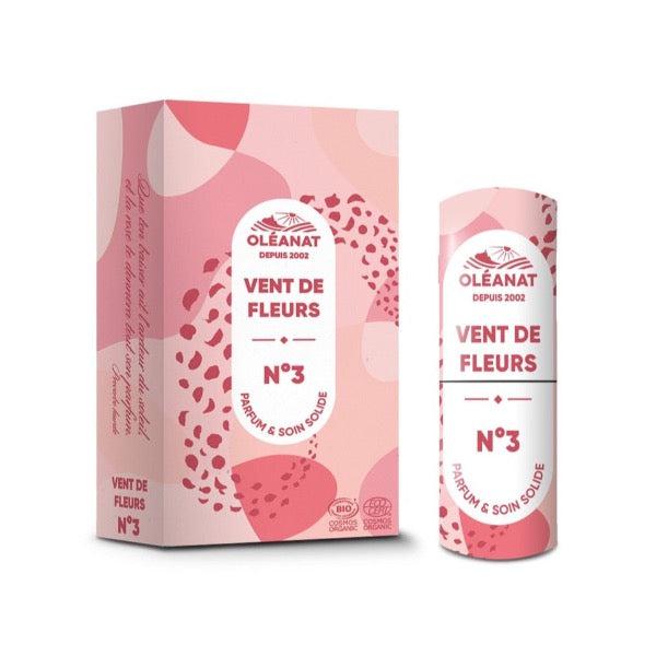 Parfum & soin solide "Vent de Fleurs" N°3 - Jasmin, Menthe et Osmanthus - Le Secret Naturel - 4,5 g