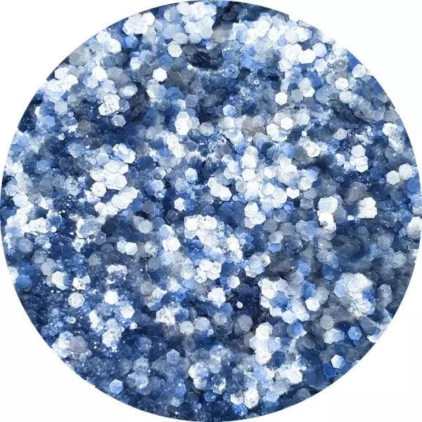 Paillettes biodégradables - Bleu et blanc - TOUT SCHUSS ! - 5 ml - Sisi la Paillette