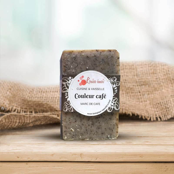 Savon de vaisselle bio "Couleur Cafél" - Louise émoi - 100 gr