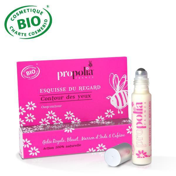 Soin Contour des Yeux bio en roll-on - Propolia - 15 mL