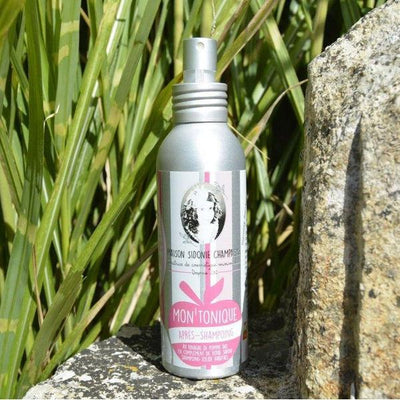 Spray après-shampoing sans rinçage- vinaigre de cidre, romarin, tea tree, cèdre, citron et palmarosa - Savonnerie Champagne - 100 mL