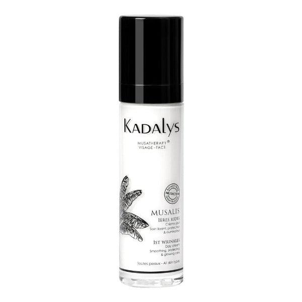 Crème Jour Lissante Bio - Musalis - Au Bio-Actif Banane Verte et Acide Hyaluronique - 1ères rides - Kadalys - 50 mL