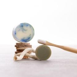 Kit Zéro déchet - Shampoing solide, dentifrice et brosse à dents