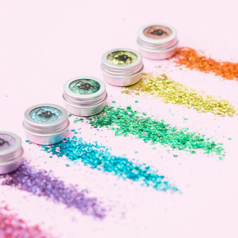 Kit Paillettes biodégradables Arc-en-Ciel - Lot de 6 x 5 ml - Sisi la Paillette
