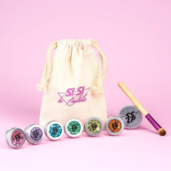 Kit Paillettes biodégradables Arc-en-Ciel - Lot de 6 x 5 ml - Sisi la Paillette