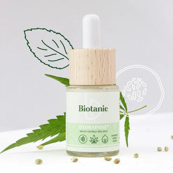 Sérum contour des yeux Hydrapaise - Acide hyaluronique - Toute peau - Biotanie - 15 ml