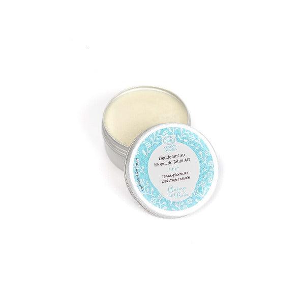 Baume déodorant bio Monoï de Tahiti - sans huiles essentielles - Autour du Bain - 50ml