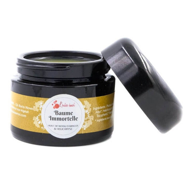 Baume "Immortelle" - Huile de noyau d’abricot et Immortelle bio - Peau mature - Louise émoi - 30 mL