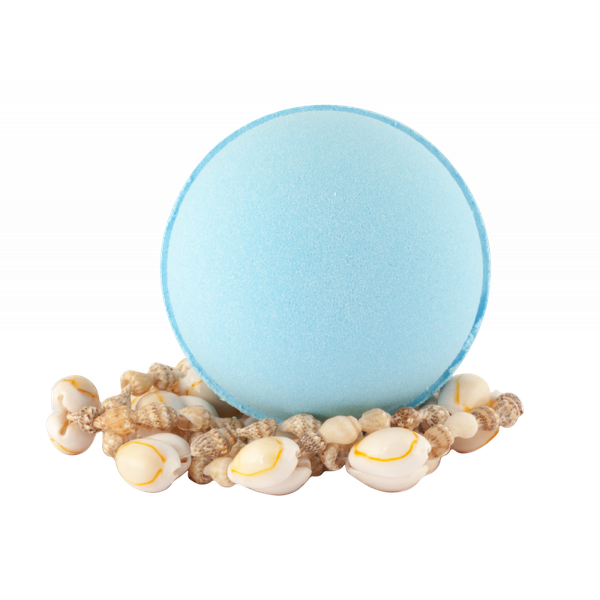 Bombe de bain naturelle moussante Bleu Lagoon - Autour du Bain - 150 gr