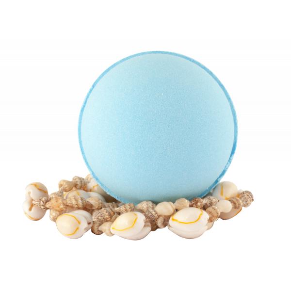 Bombe de bain naturelle moussante Bleu Lagoon - Autour du Bain - 180 gr