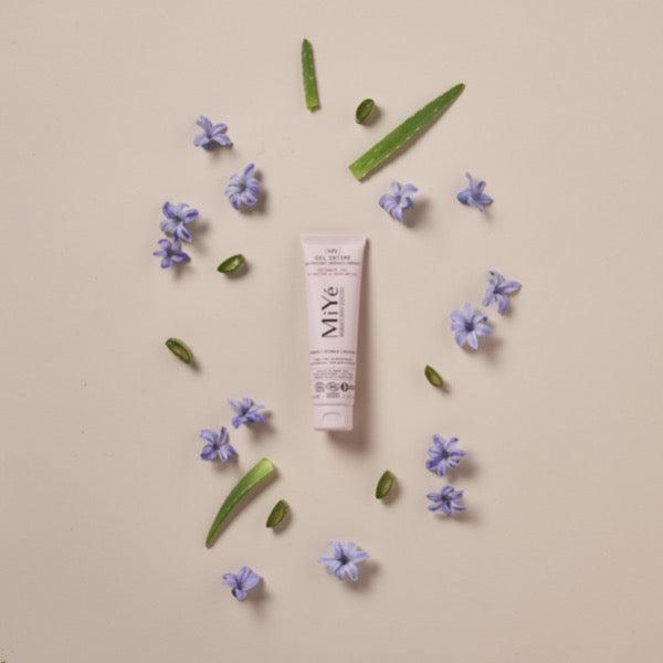 Gel intime bio ph neutre rééquilibrant - muguet bleu, aloé vera - Miyé - 60 ml