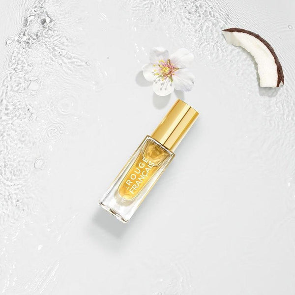 Huile à lèvres bio "Nectar des Lèvres Pasiphaé" 600 - Huile de coco, Jojoba, Amande douce et Argan - Le Rouge Français - 40g