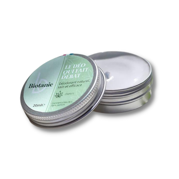 Déodorant solide "Le déo qui fait débat" - Au Chanvre - Tout type de peau - Biotanie - 20 ml