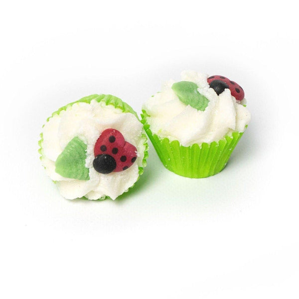 2 Mini Cupcakes "Porte bonheur" fondant pour le bain- Peau sèche - 2x50 gr - Autour du Bain